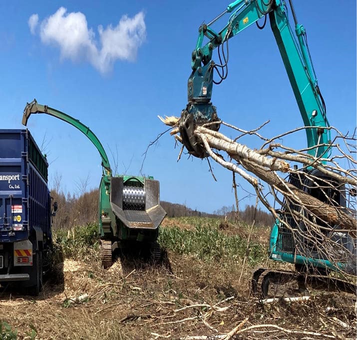 林地残材の活用